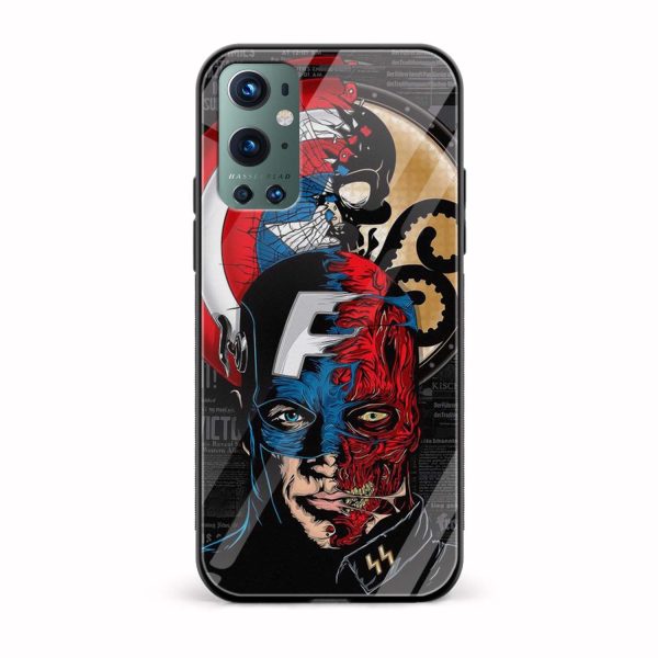 Captain America  Glass Back Phone Case