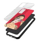 Girl With Specs  Glass Back Phone Case - Image 3