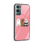 Bare Bears  Glass Back Phone Case - Image 2