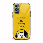 Don't Touch My Fucking Phone Glass Back Phone Case
