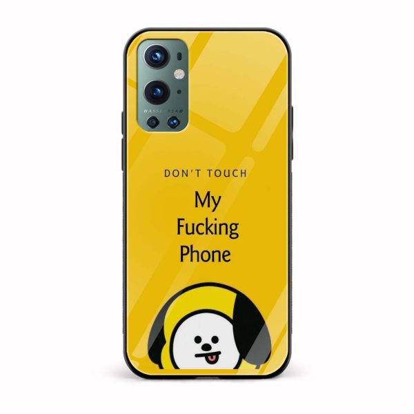 Don't Touch My Fucking Phone Glass Back Phone Case