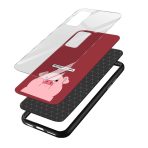 Don't touch my Phone Glass Back Phone Case - Image 3