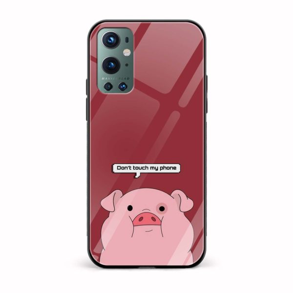 Don't touch my Phone Glass Back Phone Case