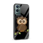 Owl  Glass Back Phone Case - Image 2