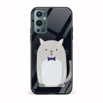 Cat With A Bow Glass Back Phone Case