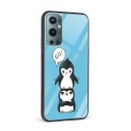 Angry Lil Penguins Glass Back Phone Case - Image 2