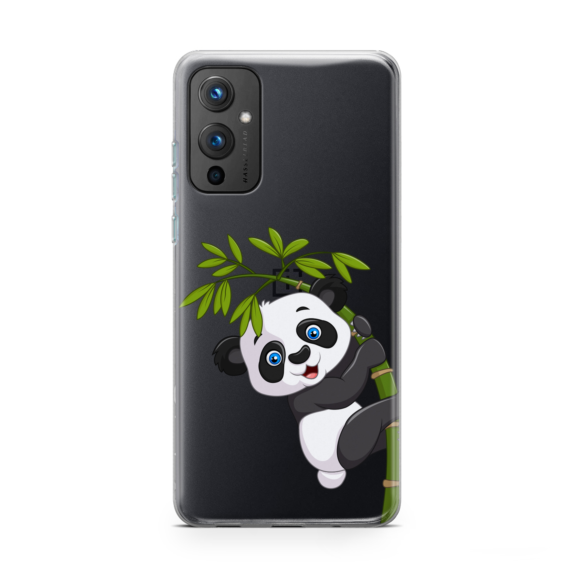 Little Panda On Tree Printed Classic Clear Soft Phone Case Little Panda On Tree Printed Classic Clear Soft Phone Case - Image 1