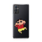 Dancing Shinchan Printed Classic Clear Soft Phone Case