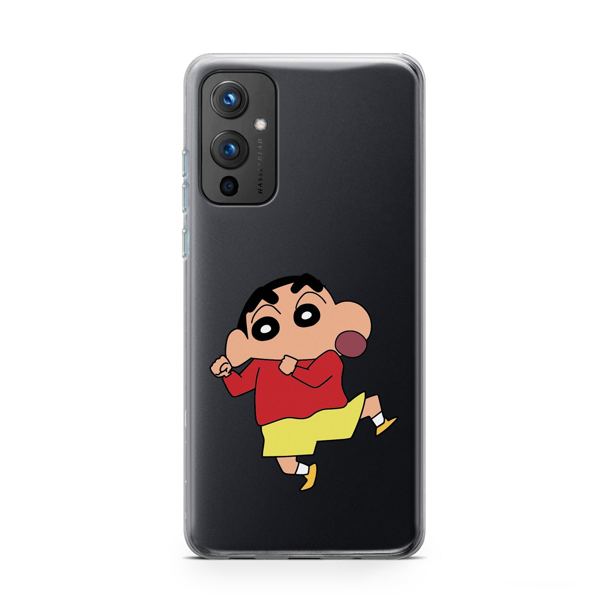 Dancing Shinchan Printed Classic Clear Soft Phone Case Dancing Shinchan Printed Classic Clear Soft Phone Case - Image 1