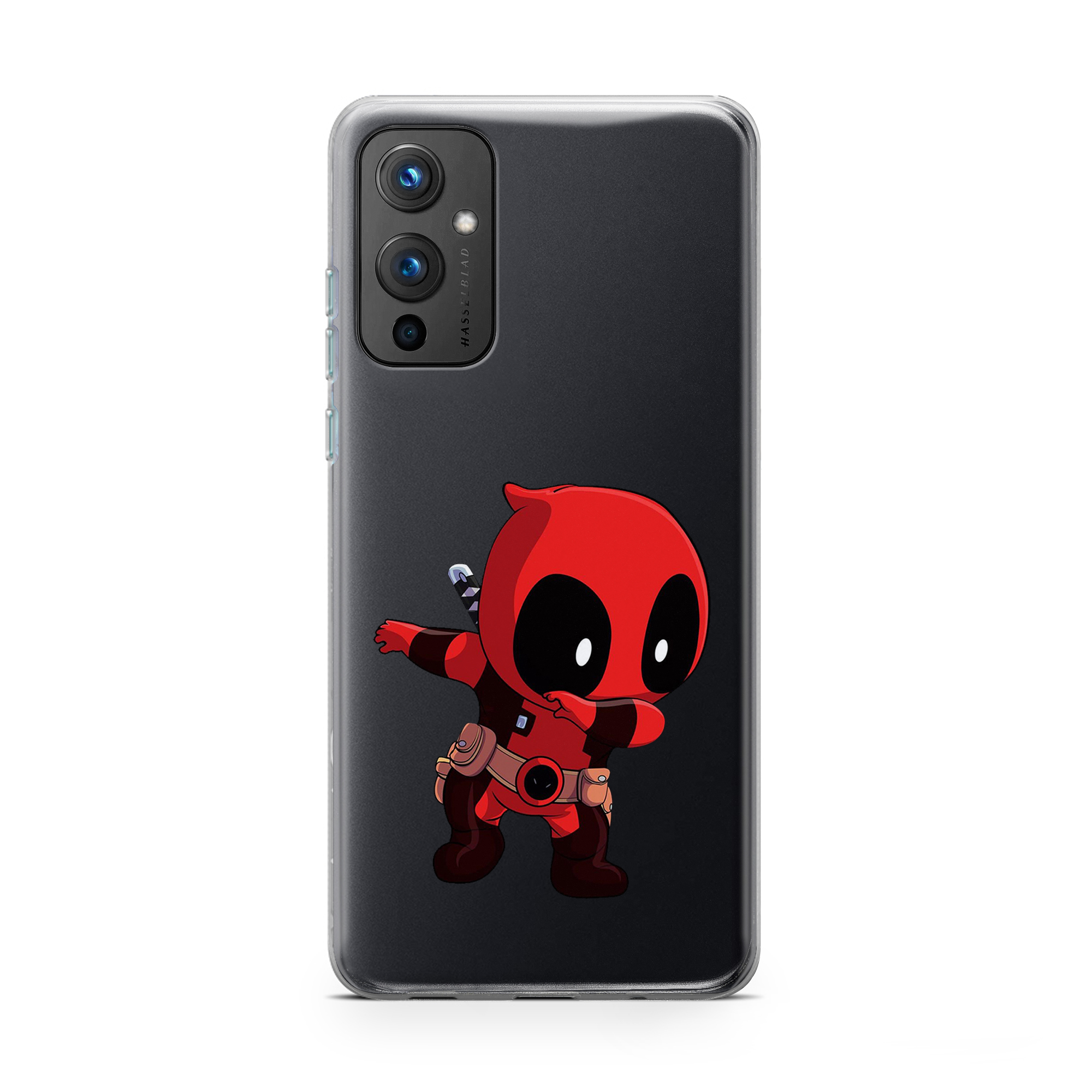 Deadpool Dab Printed Classic Clear Soft Phone Case Deadpool Dab Printed Classic Clear Soft Phone Case - Image 1