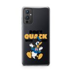 Don't Quack With Me- Donald Duck Printed Classic Clear Soft Phone Case