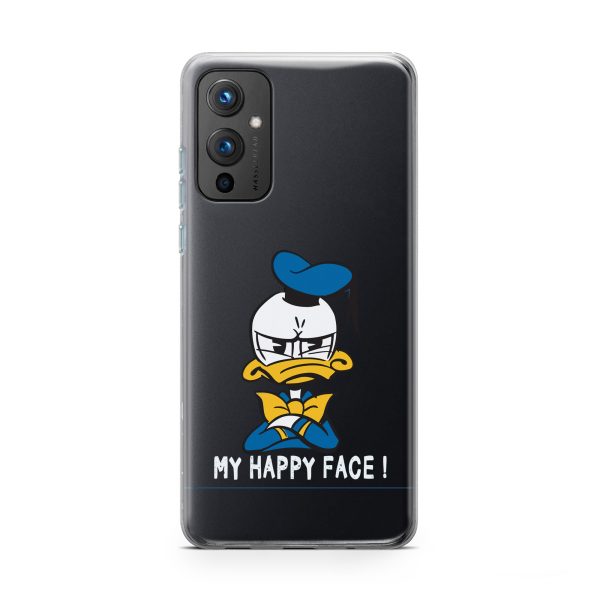 My Happy Face-Donald Duck Printed Classic Clear Soft Phone Case