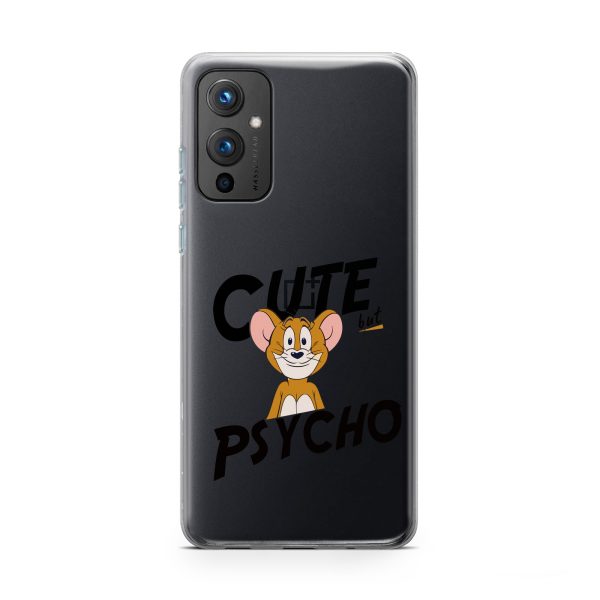 Jerry-Cute But Psycho Printed Classic Clear Soft Phone Case