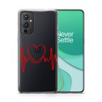 Heartbeat Printed Classic Clear Soft Phone Case - Image 3
