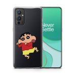 Dancing Shinchan Printed Classic Clear Soft Phone Case - Image 3
