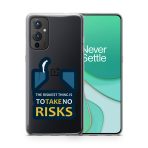 The Riskiest Thing Is To Take Risk Printed Classic Clear Soft Phone Case - Image 3