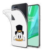 Donald Duck with Specs Printed Classic Clear Soft Phone Case - Image 2