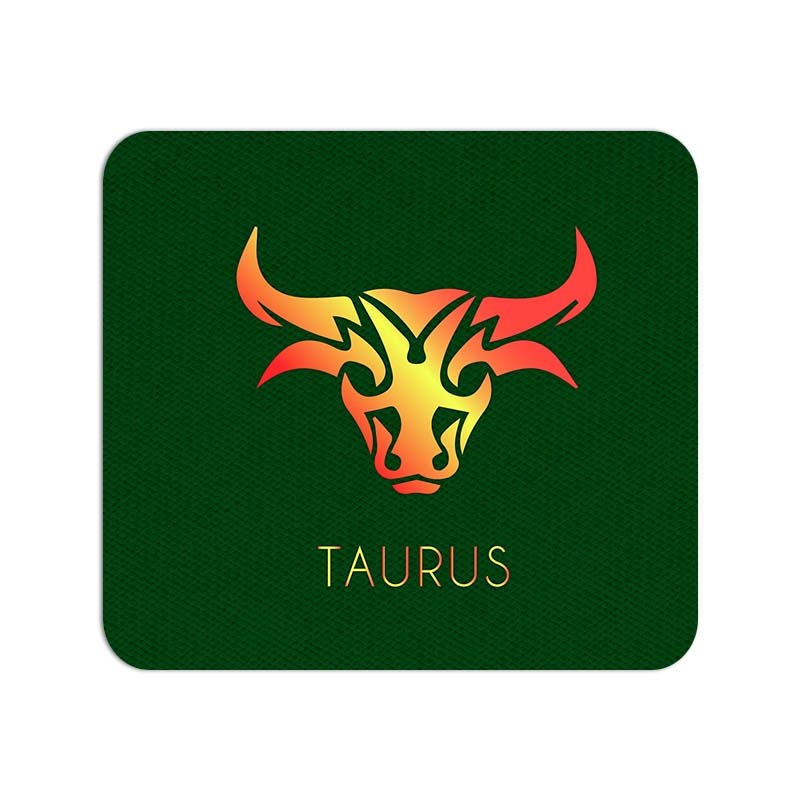 Zodiac Sign-TAURUS Printed Mouse Pad Zodiac Sign-TAURUS Printed Mouse Pad - Image 1