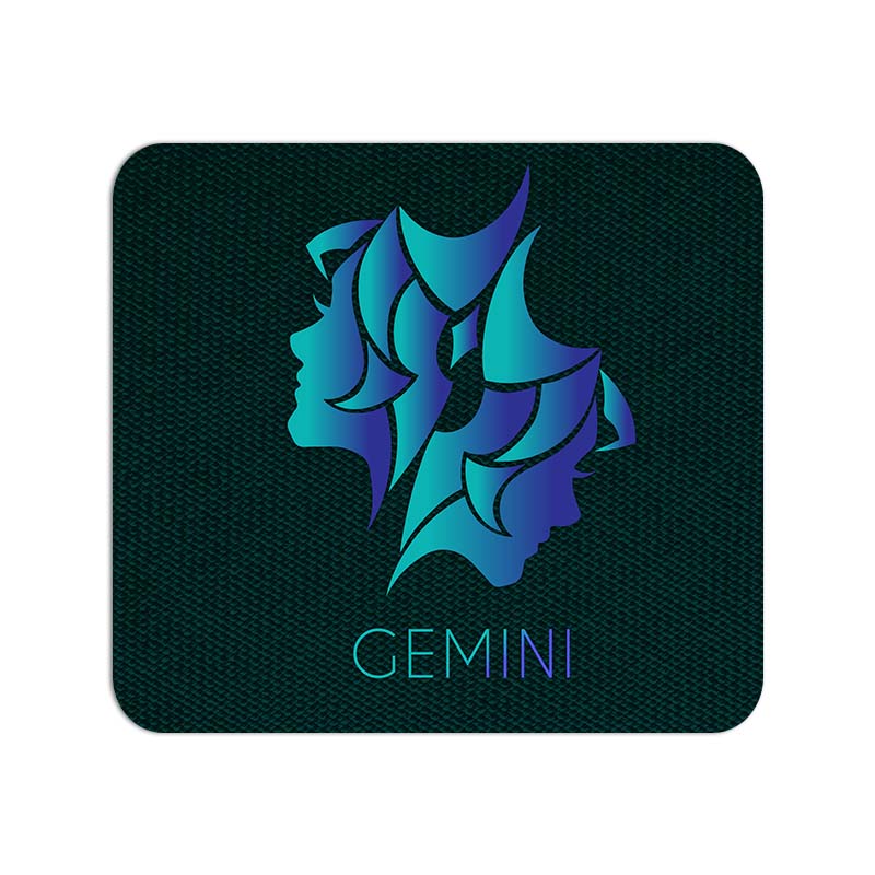 Zodiac Sign-GEMINI Printed Mouse Pad Zodiac Sign-GEMINI Printed Mouse Pad - Image 1