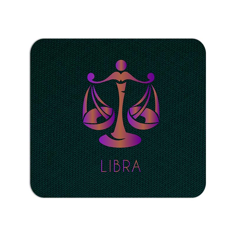 Zodiac Sign-LIBRA Printed Mouse Pad Zodiac Sign-LIBRA Printed Mouse Pad - Image 1