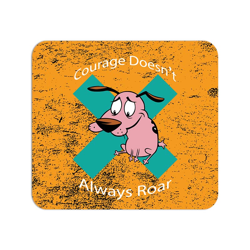 Courage Doesn't Always Roar Printed Mouse Pad Courage Doesn't Always Roar Printed Mouse Pad - Image 1