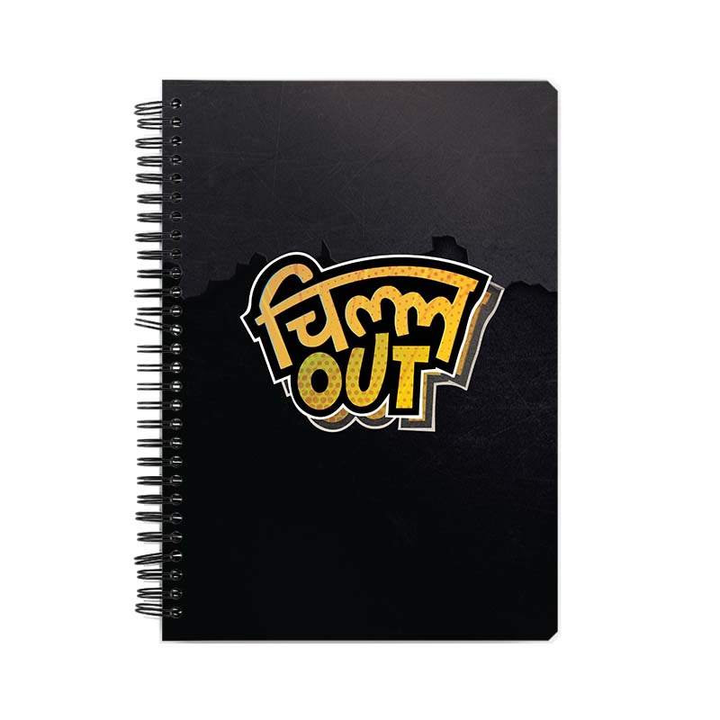 Chill Out Printed Notebook Chill Out Printed Notebook - Image 1