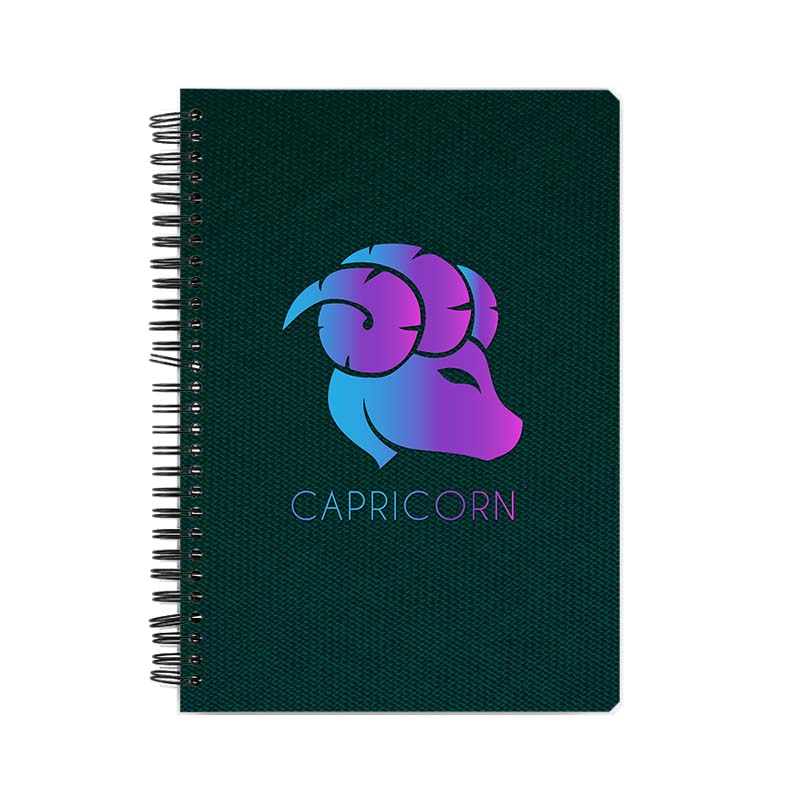 Zodiac Sign-CAPRICORN Printed Notebook Zodiac Sign-CAPRICORN Printed Notebook - Image 1