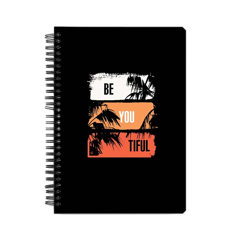 Be You TIFUL Printed Notebook Be You TIFUL Printed Notebook - Image 1
