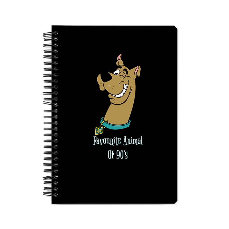 Favourite Animal Of 90's Printed Notebook Favourite Animal Of 90's Printed Notebook - Image 1