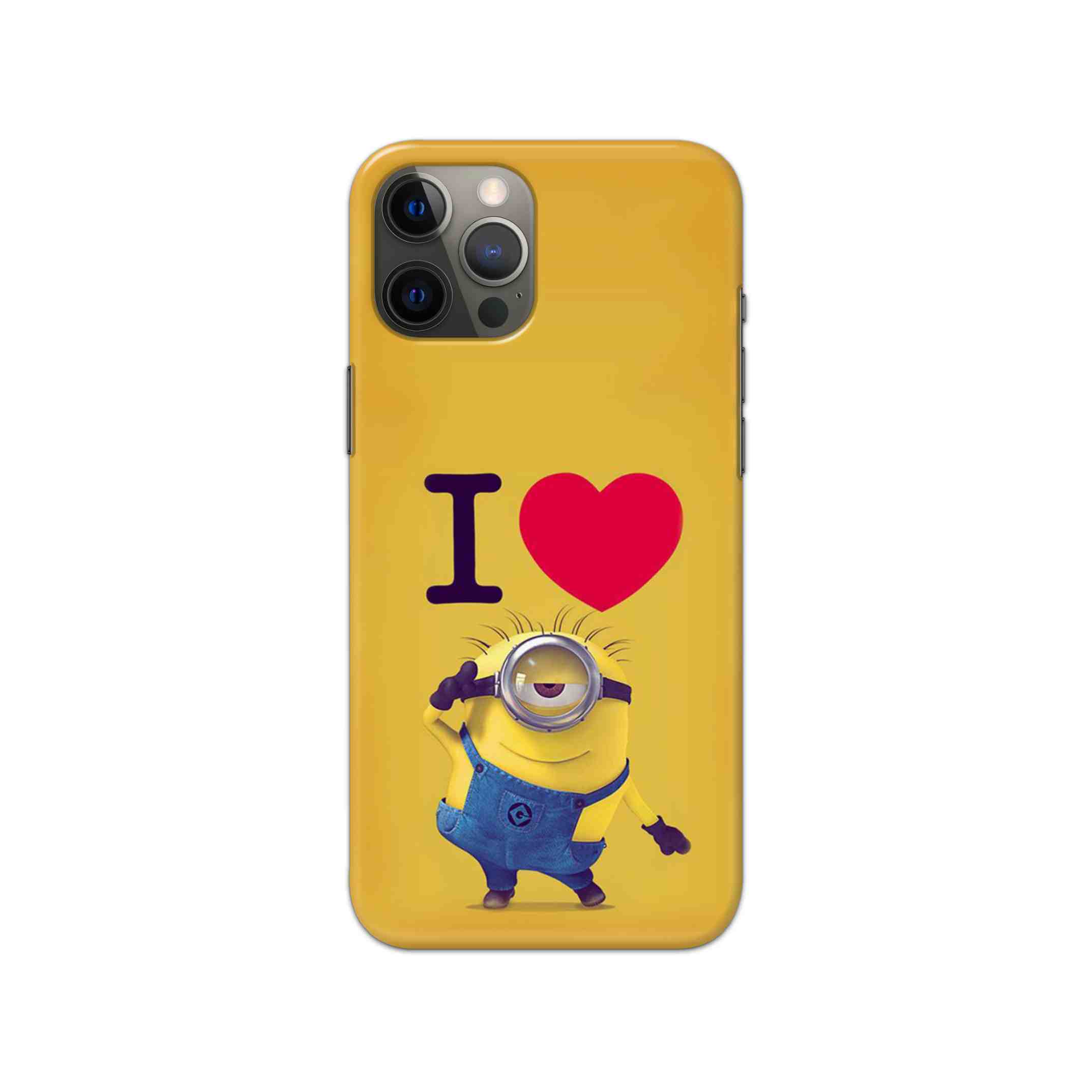 I Love Minion Printed Slim Hard Phone Case I Love Minion Printed Slim Hard Phone Case - Image 1