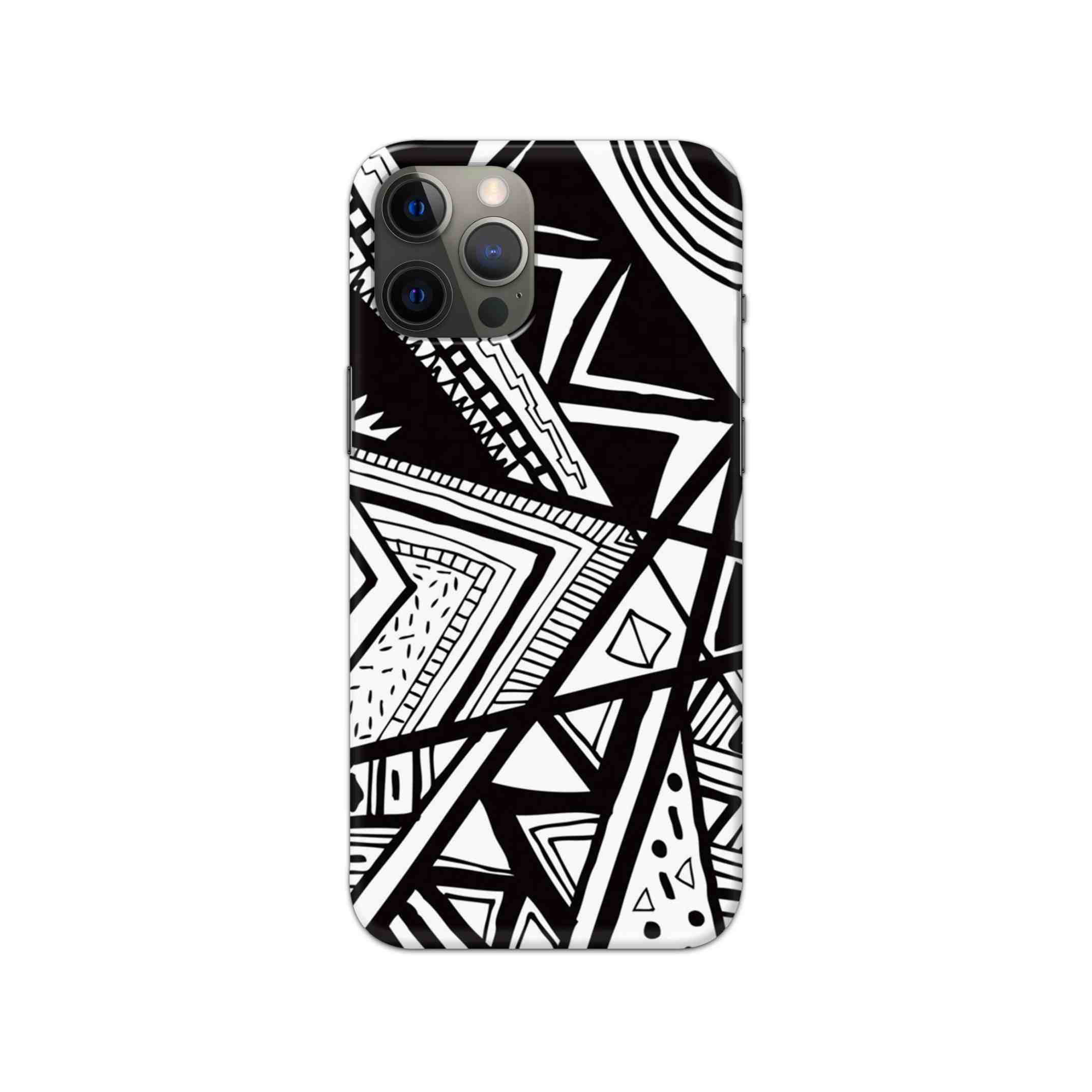 Black and White Printed Slim Hard Phone Case Black and White Printed Slim Hard Phone Case - Image 1