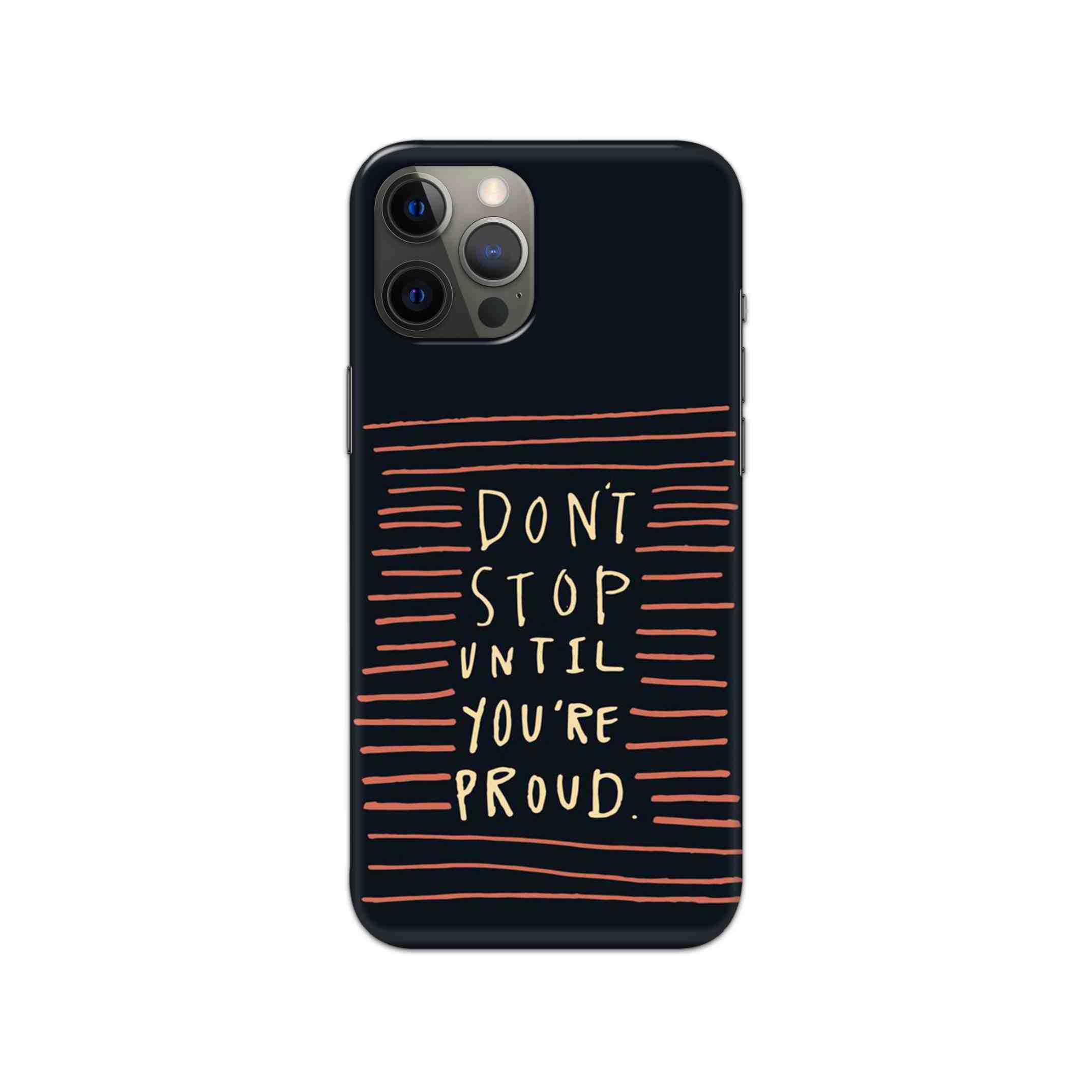 Typography - Don't Stop Printed Slim Hard Phone Case Typography - Don't Stop Printed Slim Hard Phone Case - Image 1