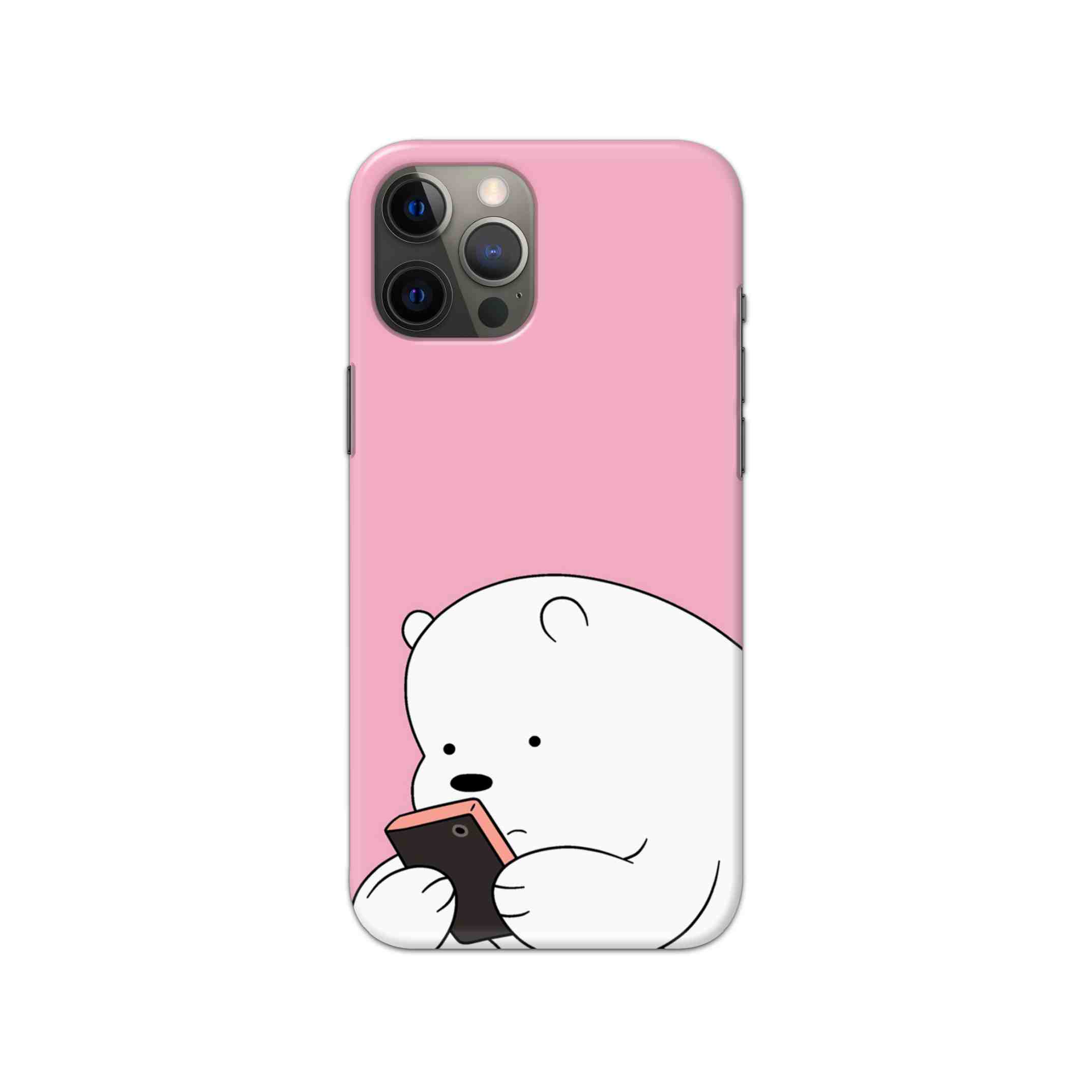 Minimal - Cute Bear Printed Slim Hard Phone Case Minimal - Cute Bear Printed Slim Hard Phone Case - Image 1