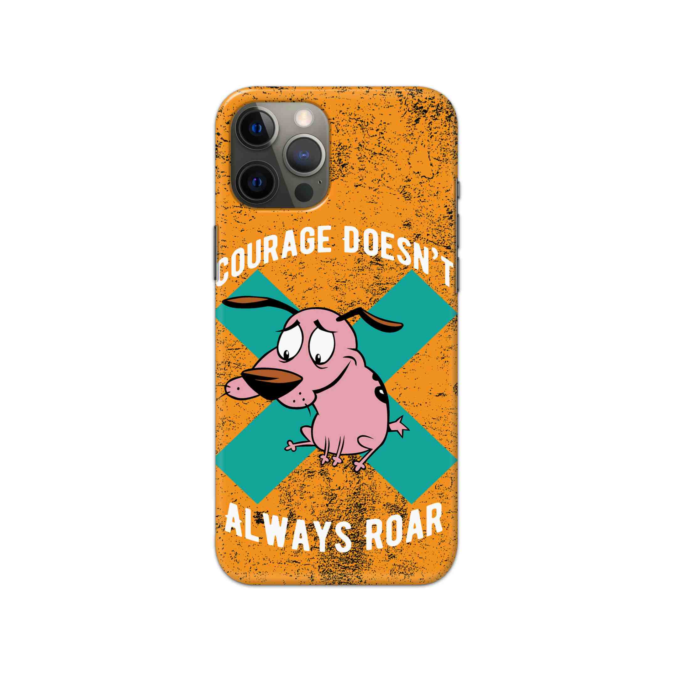 Courage Doesn't Always Roar Printed Slim Hard Phone Case Courage Doesn't Always Roar Printed Slim Hard Phone Case - Image 1