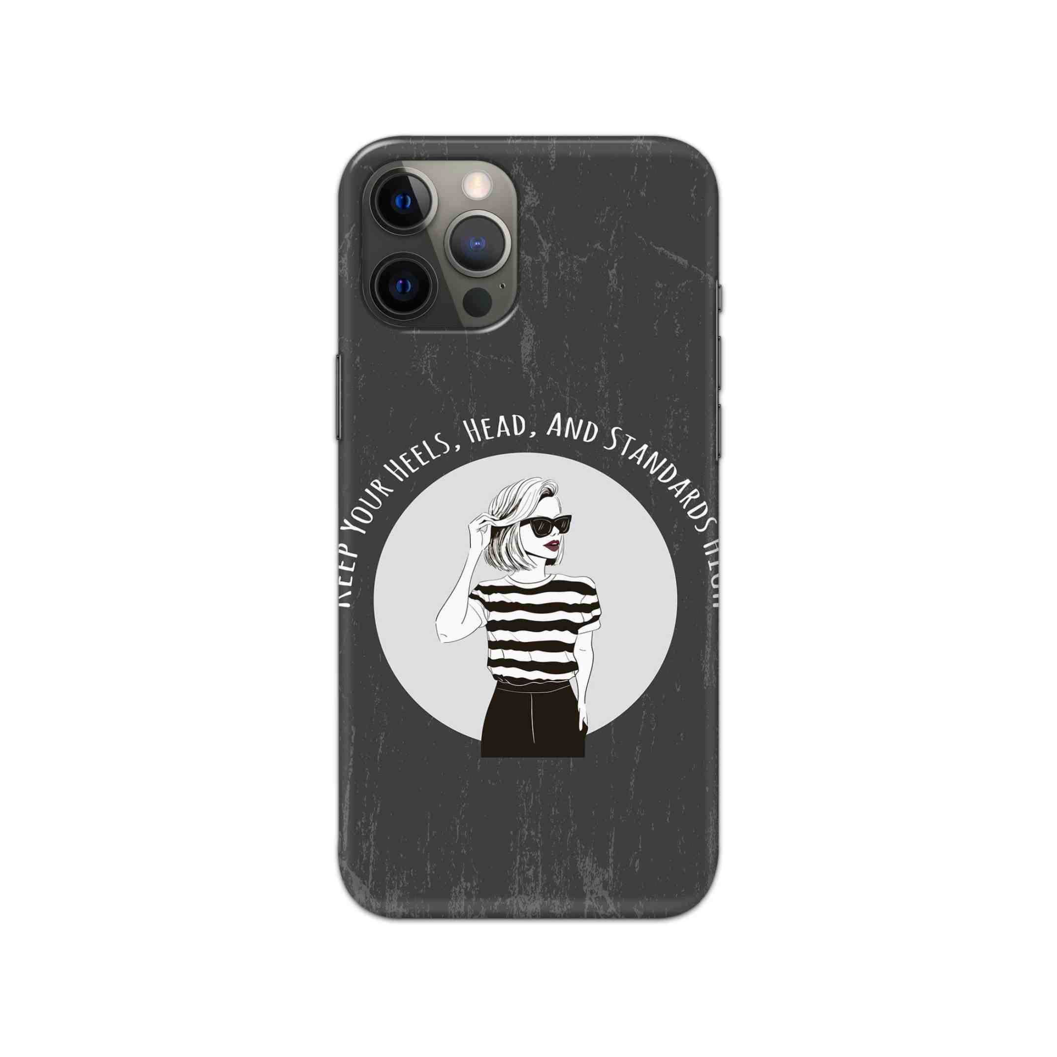 Keep Your Heels Keep Your Heels,Head, and Standards High Printed Slim Hard Phone Case - Image 1