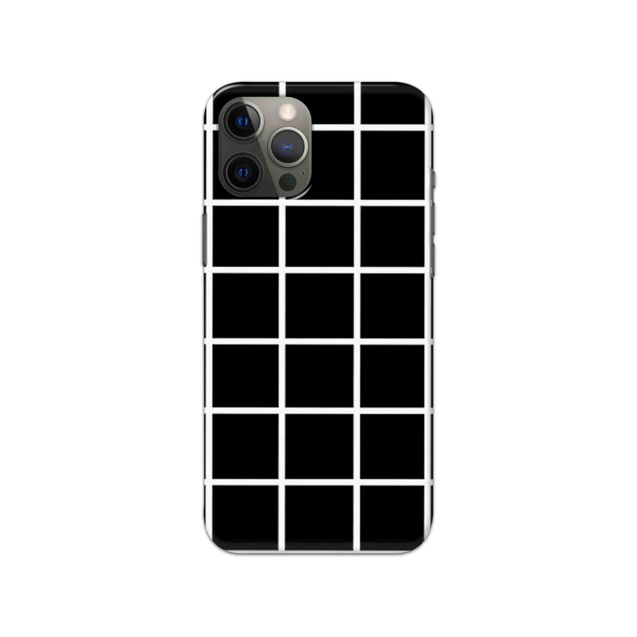 Black And White Checks Printed Slim Hard Phone Case Black And White Checks Printed Slim Hard Phone Case - Image 1
