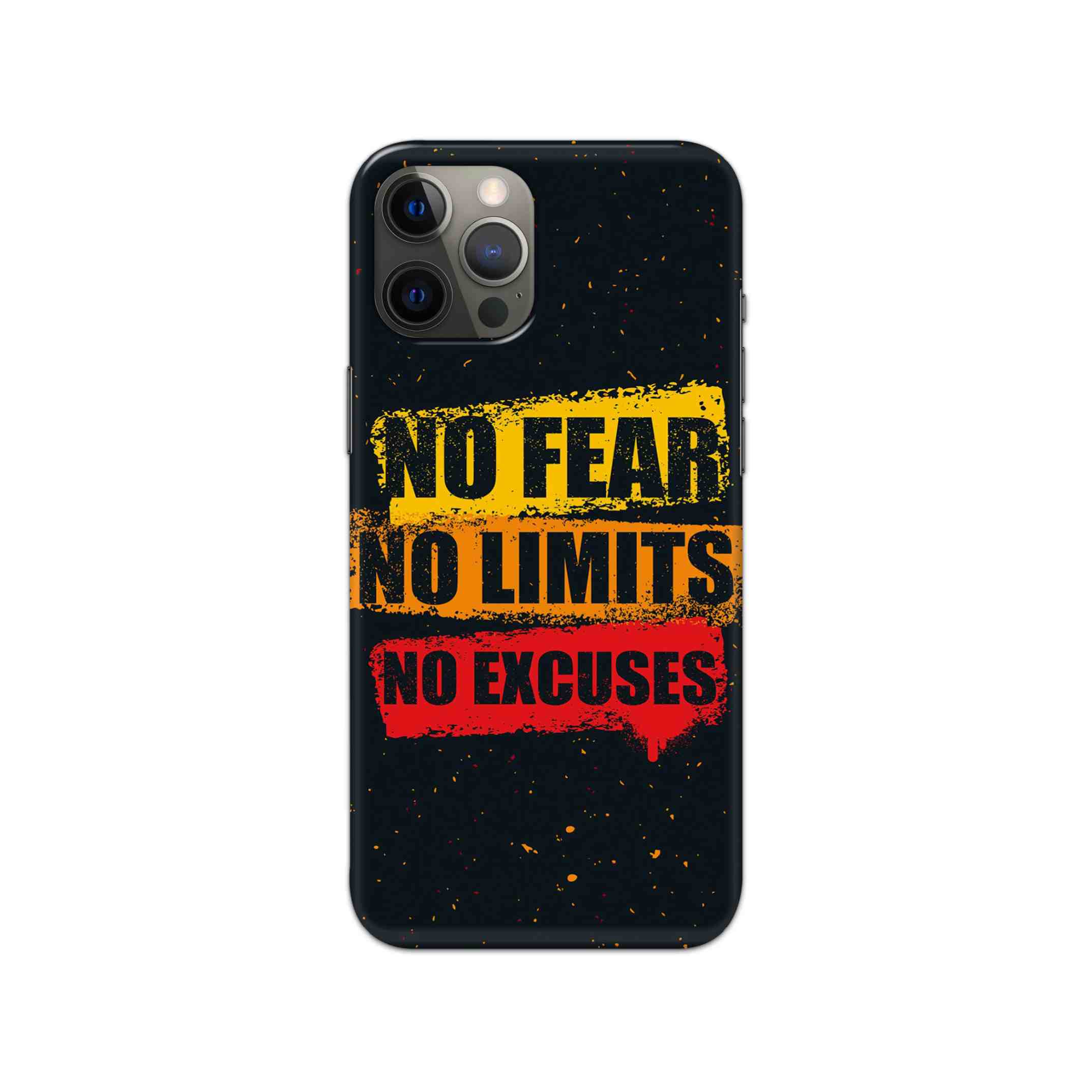No Fear No Limits No Excuses Printed Slim Hard Phone Case No Fear No Limits No Excuses Printed Slim Hard Phone Case - Image 1