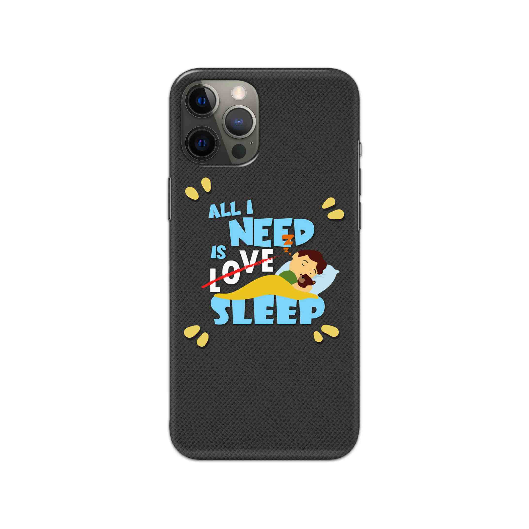 All I Need Is Sleep Printed Slim Hard Phone Case All I Need Is Sleep Printed Slim Hard Phone Case - Image 1