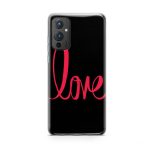 Love -Black  Soft Phone Case