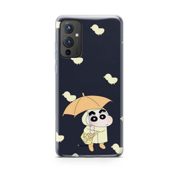 Shin Chan with Umbrella  Soft Phone Case