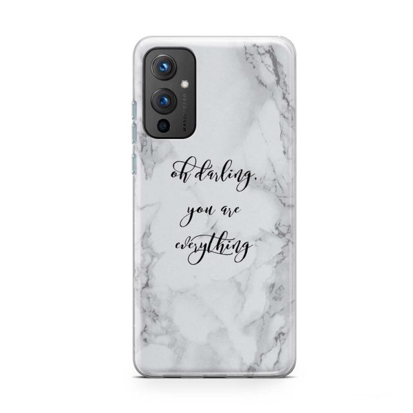 Oh Darling You Are Everything Marble  Soft Phone Case