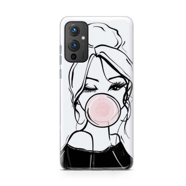 Bubble Gum Girl  Soft Phone Case