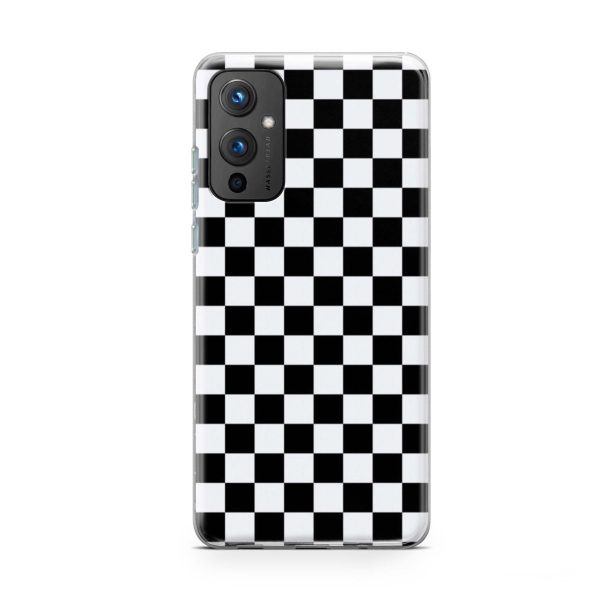 Black and White Checks  Soft Phone Case