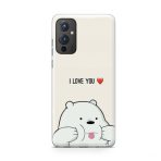 I Love You Bear Soft Phone Case