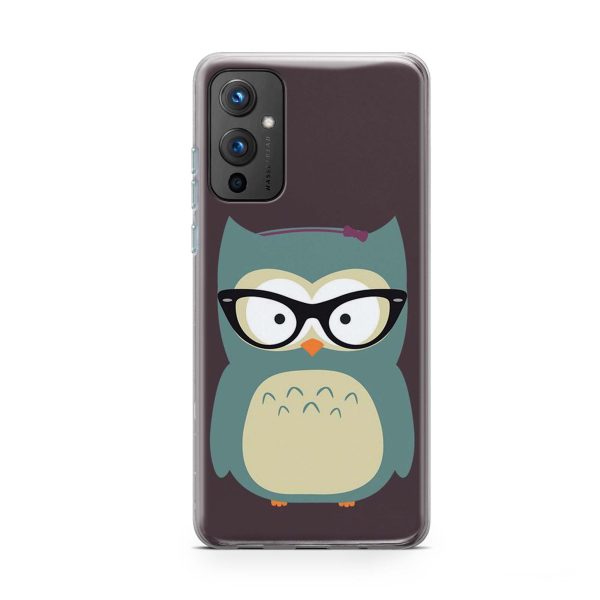 Owl With A Cat Eyes Soft Phone Case