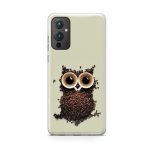 Coffee With Owl Printed Soft Phone Case