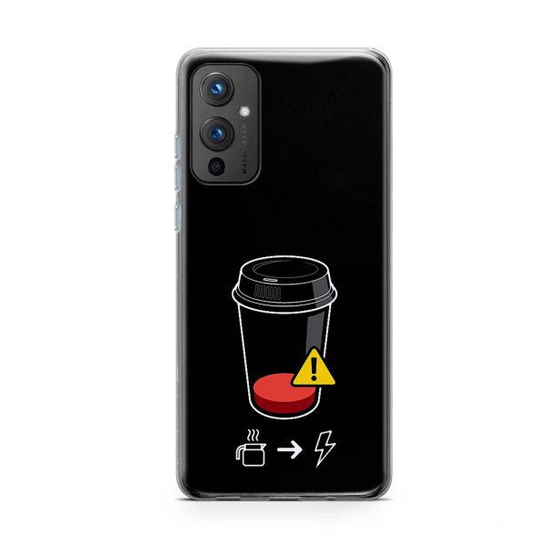 Coffee Battery Meter Printed Soft Phone Case