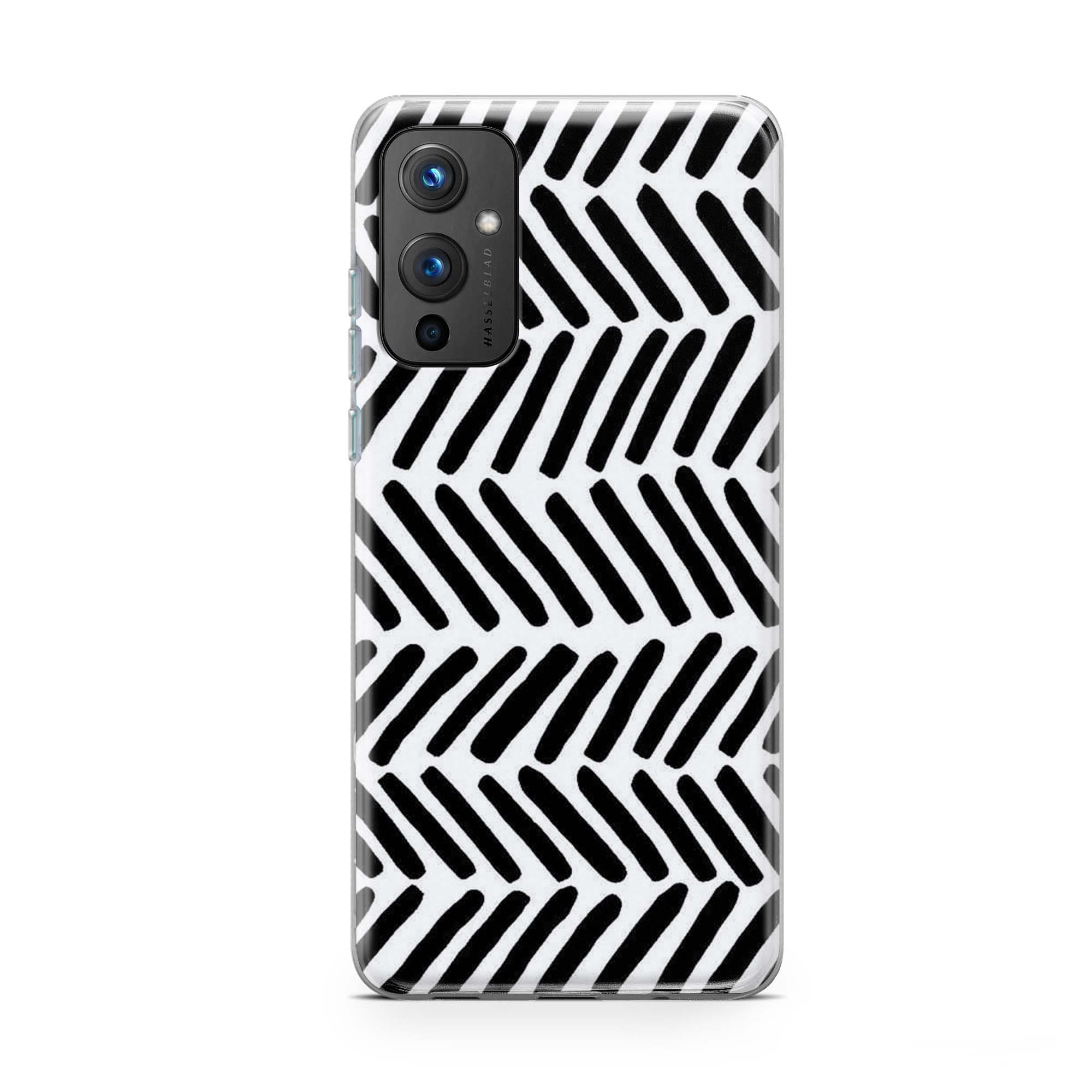 Black and White Printed Soft Phone Case Black and White Printed Soft Phone Case - Image 1