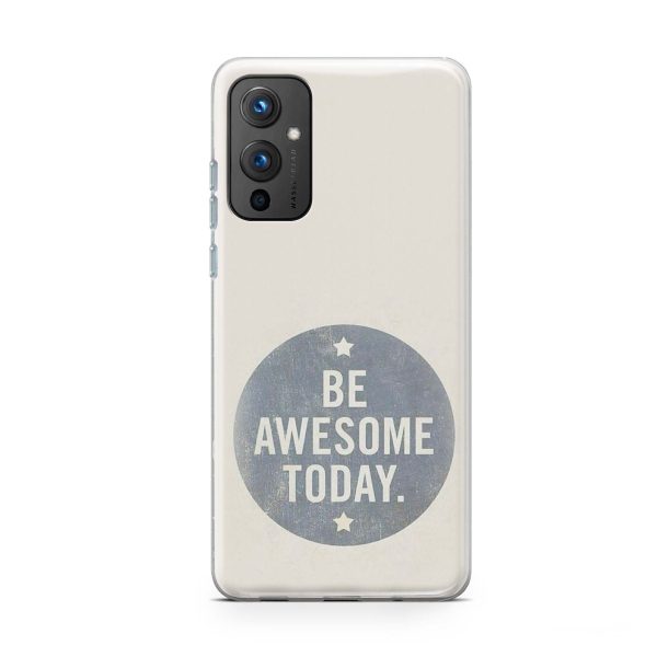 Typography - Be Awesome Today Printed Soft Phone Case