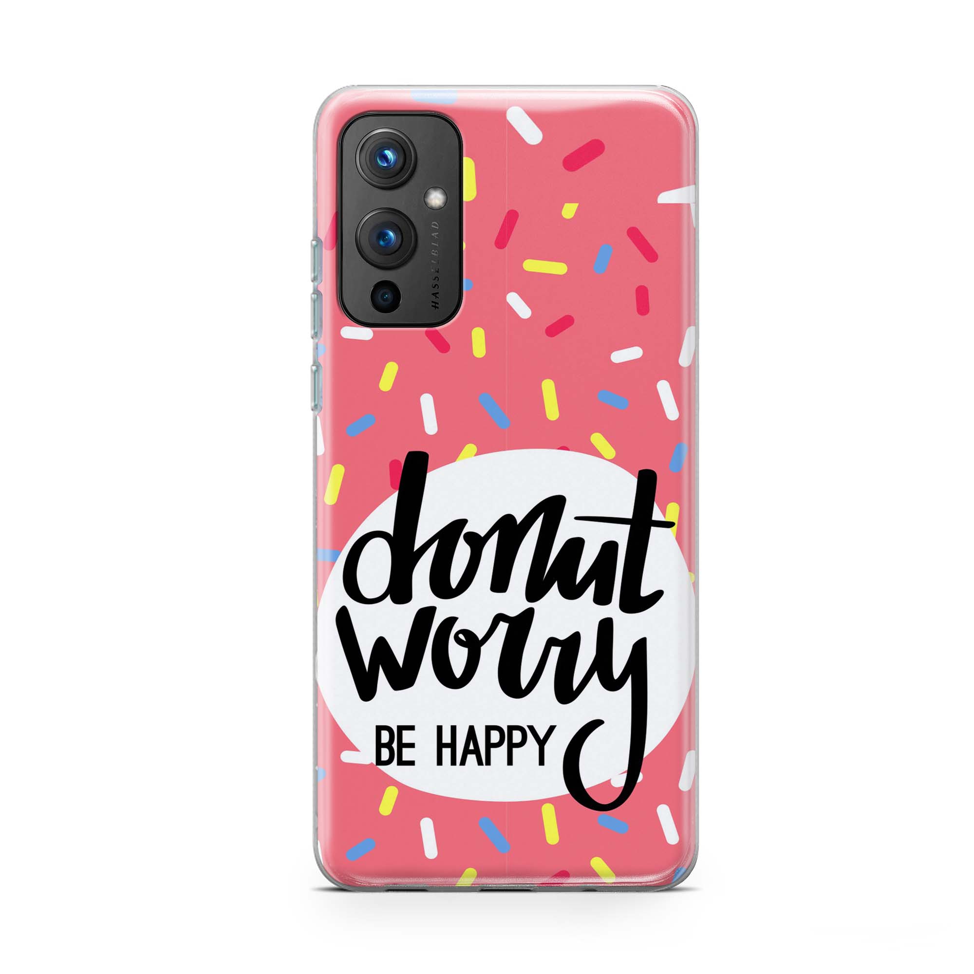 Typography- Don't Worry Printed Soft Phone Case Typography- Don't Worry Printed Soft Phone Case - Image 1
